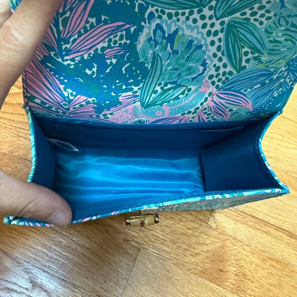 Lilly Pulitzer Handbag with Bamboo Handle NWOT